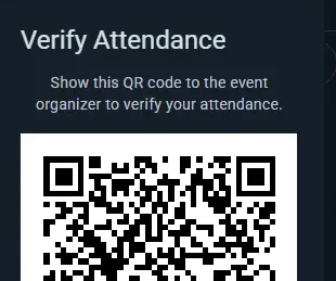 QR code scanning at event entry
